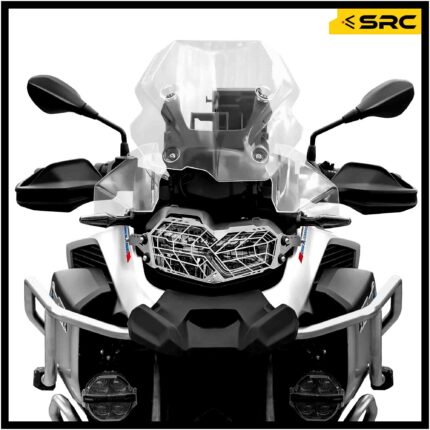 HEADLIGHT GUARD SRC FOR BMW F900GS ADVENTURE - Silver Colour